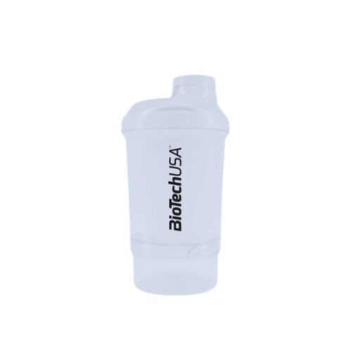 BioTechUSA Shaker Nano 300ml+150ml - Branco