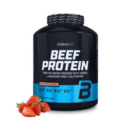 BiotechUSA Beef Protein 1816g - Morango