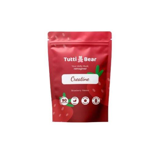 Tutti Bear Creatina Monohidratada Morango 90 Gomas - Unidade