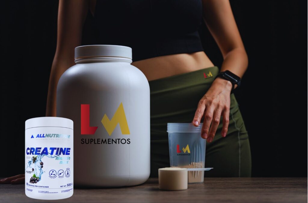 Creatina e carboidratos de rápida absorção para repor energia e aumentar a força muscular.